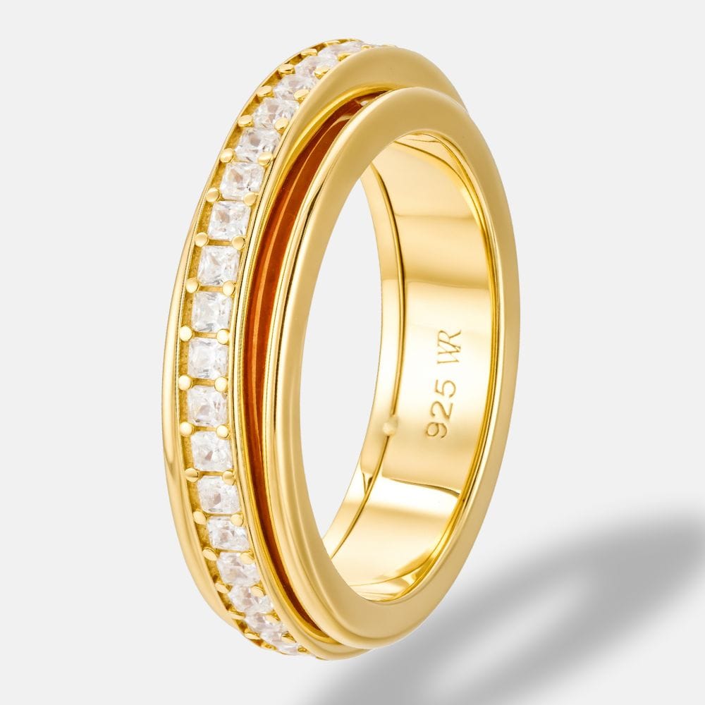 Elevate - 18K Gold Vermeil – Worry Rings