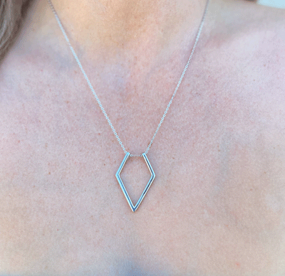 925 Sterling Silver Ring Keeper Necklace