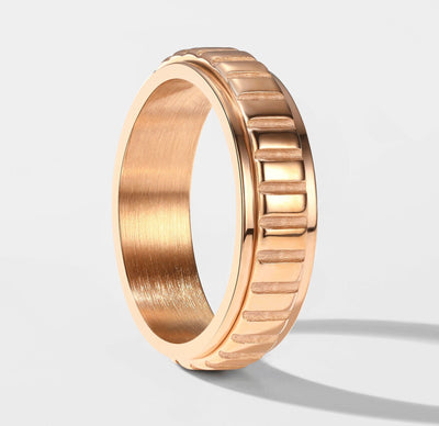 Arden Rotating Worry Ring Wellness jewellery sliding rotating spinning meditation gold silver 925 rose gold black