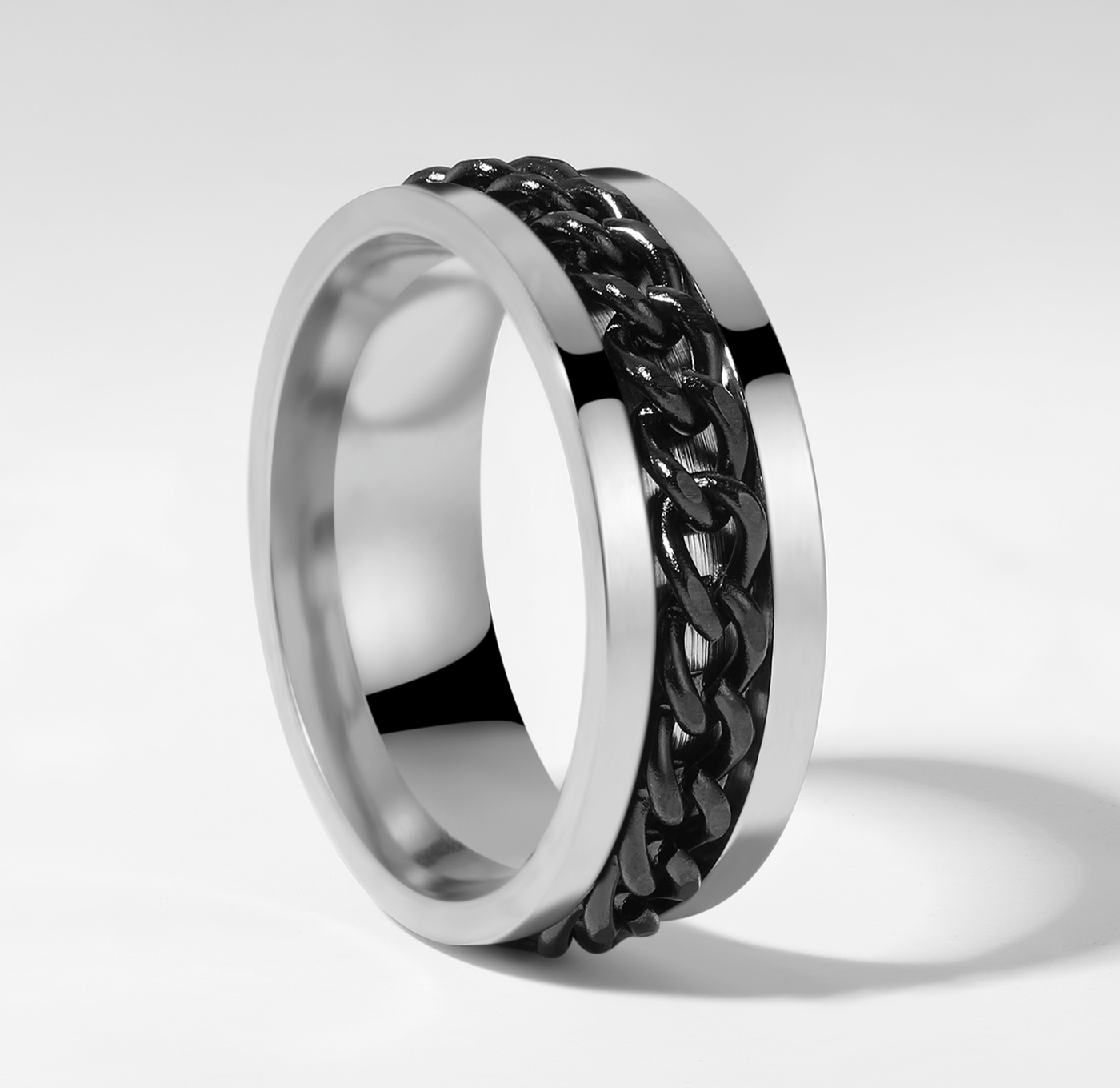 Cuban Link Rotating Worry Ring – Worry Rings