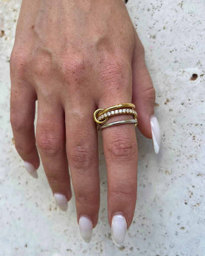Elara Worry Rings - 18K Gold Vermeil