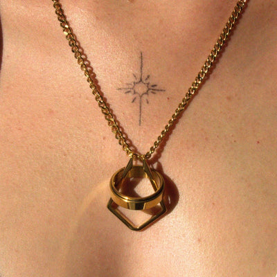 Elijah Ring Keeper Necklace