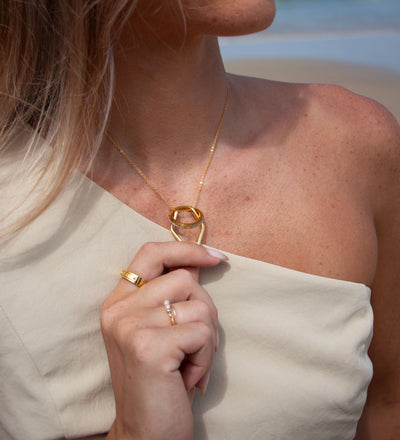925 Sterling Silver Ring Keeper Necklace
