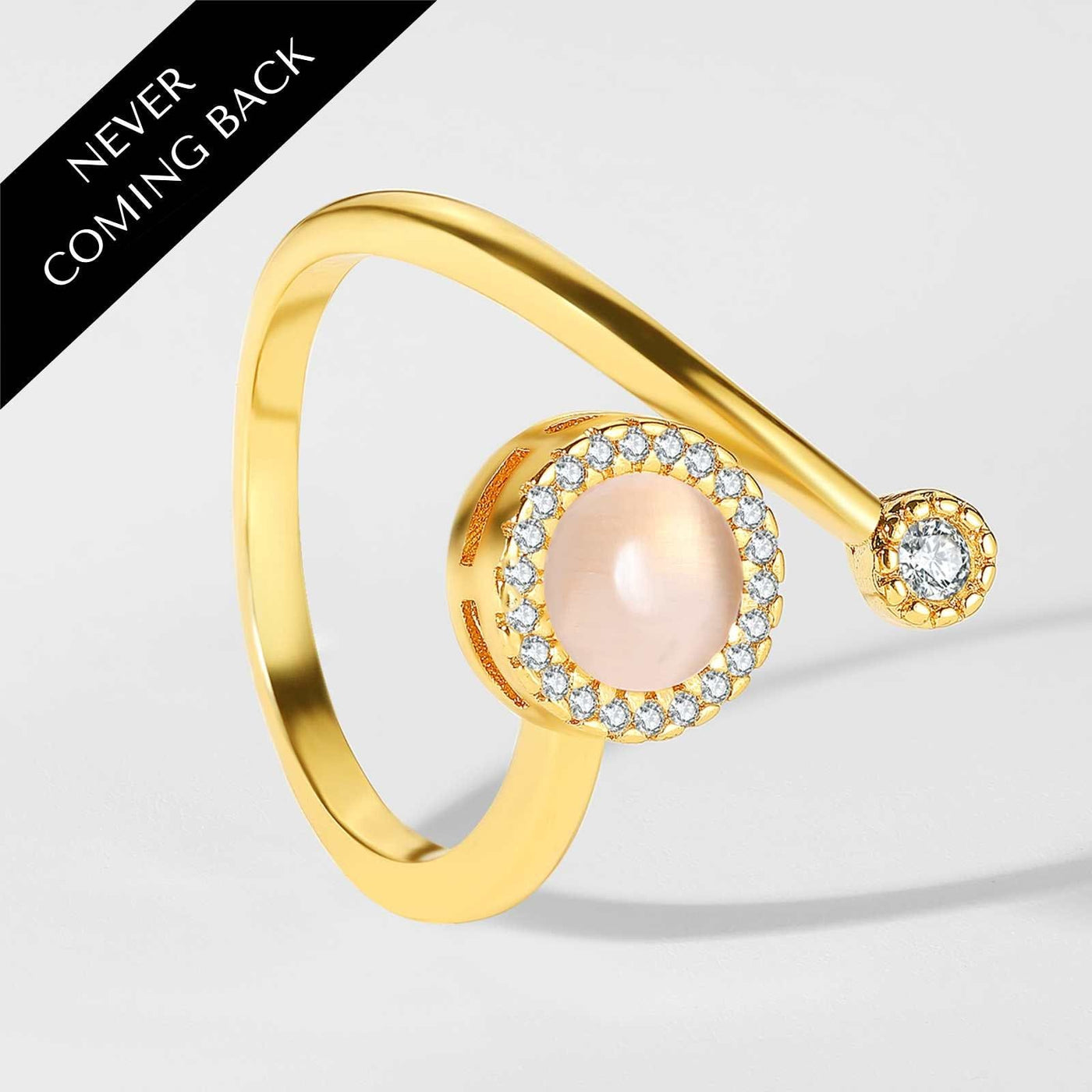 Opal Spinner Worry Ring