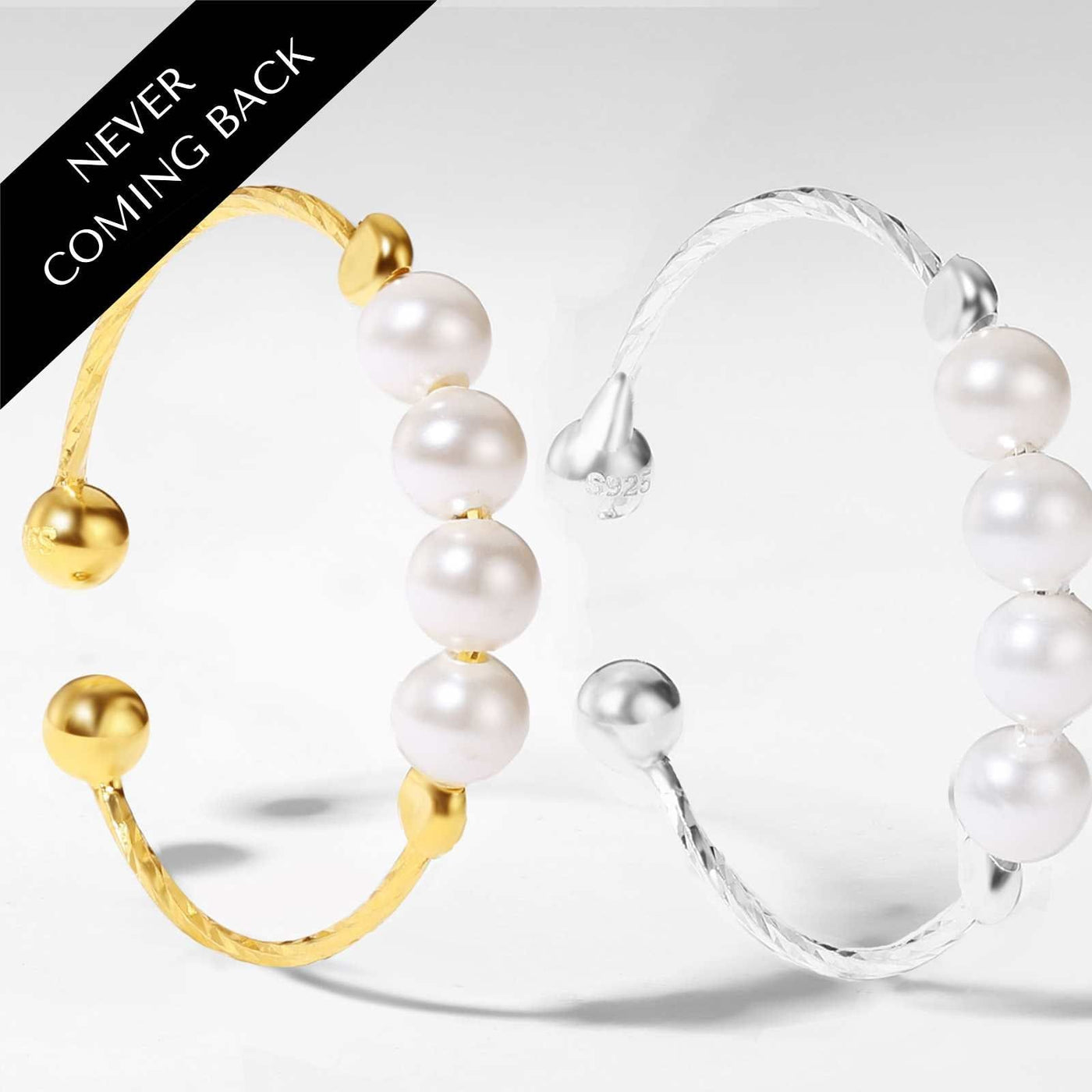 Pearl Rotating Worry Ring