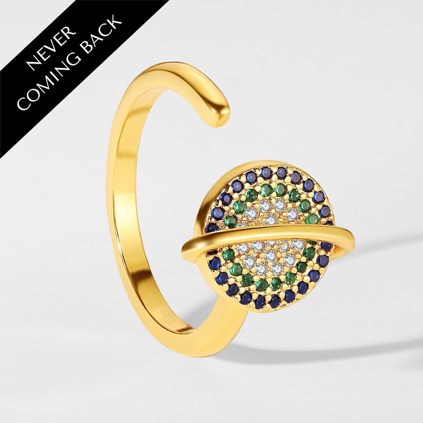 Saturn Spinner Worry Ring