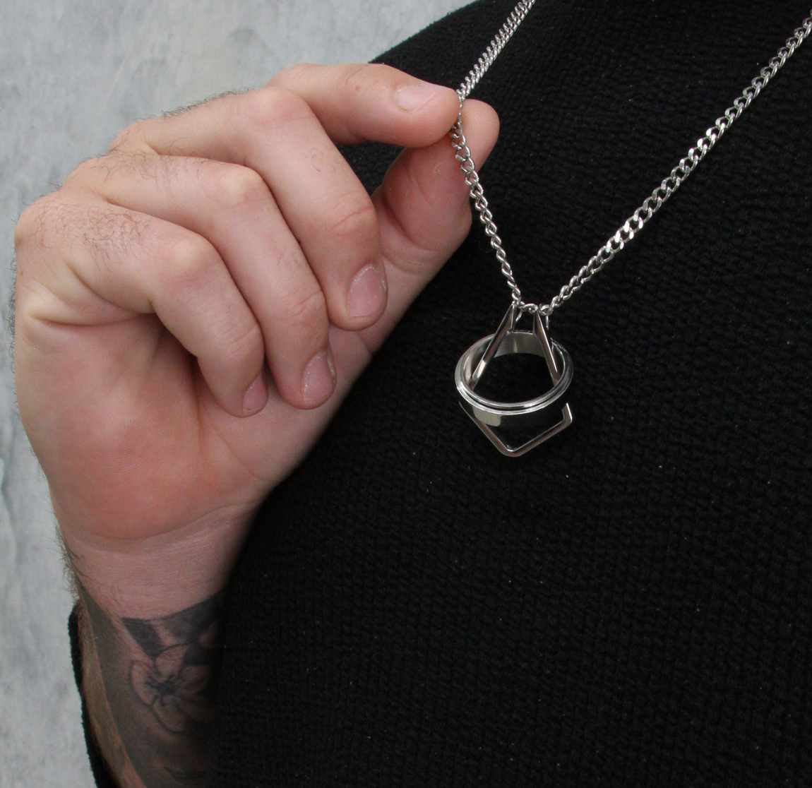 Elijah Ring Keeper Necklace